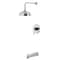 Kingston Brass Single-Handle Pressure Balanced Tub and Shower Faucet, Polished Chrome KB6331DL - alternate 1