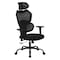 Office Star Products Ventilated Seating Ventilated Seating Office Chair, Black Mesh EM14622HR-3 - alternate 1