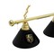 Holland Bar Stool Co Vegas Golden Knights 3 Shade Billiard Light, Brass Fixture BL3BRLVGdKn - alternate 7