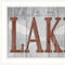 Homeroots Set Of Two Lake Life is Better 1 White Framed Print Wall Art, 2PK 408012 - alternate 6