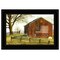 Homeroots Flag Barn 3 Black Framed Print Wall Art 406331 - alternate 1