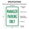 Signmission No Vehicles Allowed Beyond This Point, 18 Inch X 24 Inch 1 Sign, Heavy Gauge Aluminum A-1824-24933 - alternate 3