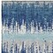 Homeroots 3' X 5' Blue Gray And Ivory Striped Washable Indoor Outdoor Area Rug 598328 - alternate 5