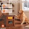 Edendirect 1500-Watt  Electric Infrared Convection Space Heater with Remote Control, Wi-Fi , Mocha Brown ZR-GD9315BCW-3JWF - alternate 6