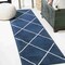 Jonathan Y Cole Minimalist Diamond Trellis Navy/White 2 ft. x 10 ft. Runner Rug SEU102H-210 - alternate 1
