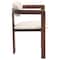 Leisuremod Velo Series Modern Dining Chair in Walnut Color Wood with Taupe Seat, 2PK VCWN-51TP-2 - alternate 8