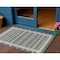 Homeroots 3' X 5' Black And Beige Striped Washable Indoor Outdoor Area Rug 610456 - alternate 1