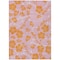 Homeroots 10' X 14' Pink And Copper Floral Washable Indoor Outdoor Area Rug 600041 - alternate 8