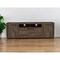 Homeroots 59" Brown Wood Enclosed and Open Storage TV Stand 535162 - alternate 1
