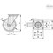 Elesa 450934 Medium-heavy duty castors Technopolymerng plate bracketke 450934 - alternate 2