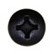 Auveco Phillips Pan Head. License Plate Screw Black M6-1.0 x 20mm., 50PK 18769 - alternate 2