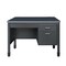 Regency Mesa Steel Single Pedestal Teacher's Office Desk with Center Drawer 48in x 30in, Grey 66348SPCDGY - alternate 5