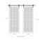 Sartodoors Sturdy Double Barn Door with Clear Glass, Lucia 2466 Matte Black and Aluminum Strips, 13FT Rail Ha LUCIA2466DB-BLK-72 x 84 (2* 36x84) - alternate 5
