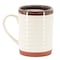 Gibson Home Terra Bella 4 Piece 18.5 Ounce Terracota Mug Set in Pearl White 142557.01 - alternate 4