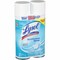 Lysol Crisp Linen Disinfectant Spray, 19 oz (1.19 lb) Pack, Crisp Linen, Clear, 8 PK RAC99608CT - alternate 2