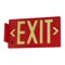 Brady Glo Exit Sign 8.75X15.5 1Side Wt/Rd 1149964 - alternate 4