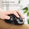 Elecom EX-G Wireless Ergo Trackball, Left handed, Ruby Ball bearing, 5 Programmable Buttons, Windows, Mac M-XT4DRBK - alternate 3