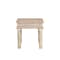 Homeroots 24" Natural Distressed Solid Wood Square End Table 521958 - alternate 1