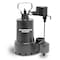 Superior 1/3 HP, Cast Iron Submersible Sump Pump, with Piggy-Back Vertical Float Switch 92341 - alternate 1