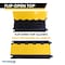 Kable Kontrol Cable Ramp, 3 in H, 38 in L, 20 in W, 3 Channel, Polyurethane/Rubber, Black, Yellow CP9973 - alternate 6