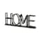 Homeroots 11" Black Metal Home Tabletop Sign 635391 - alternate 7