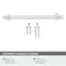Amerock Davenport 6-5/16 in 160 mm Center-to-Center Polished Chrome Cabinet Pull BP3660726 - alternate 6