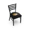 Holland Bar Stool Co BlackLogo Chair, VinylSeat L00418Mizzou - alternate 1