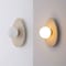 Jonathan Y Tivoli 12" Modern Minimalist 1-Light Ovoid Travertine LED Wall Sconce, Light Brown JYL5900A - alternate 9