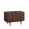 James Martin Vanities Amberly 48" Sgl Vanity, Mid-Century Walnut, w/3 CM Siberian Silestone Top w/FreePower WirelessCharger 670-V48-WLT-FSFR - alternate 8
