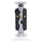 Leviton Wall Switch, 1/2 hp, Rocker, 15 A, White M5691-W - alternate 3