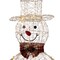 Alpine LED Gold Gold Wire Snowman 71 in. Yard Decor CIM219XL - alternate 4