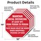 Signmission Maintain Social Distancing At Least, 10 inch X 10 inch, Aluminum Metal Signs, 5PK OC-A-5Pack-10-200 - alternate 3