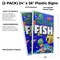 Signmission Tropical Fish, Plastic Signs Only 24 Inch x 36 Inch, Corrugated Plastic, 2PK CSB-2436-2PACK-Tropical Fish - alternate 2