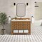James Martin Vanities Malibu 48" Single Vanity, Amber Birch, w/ 3 CM Siberian Silestone Top 505-V48-AMB-3SFR - alternate 9