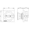 Siemens rotary operating mechanism, black 66x66 mm ground plate mounting Central hole 3LD9344-2C - alternate 2
