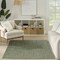 Homeroots 4' X 6' Green Geometric Indoor Outdoor Area Rug 572632 - alternate 9