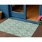Homeroots 3' X 5' Sage Ivory And Teal Blue Floral Medallion Washable Indoor Outdoor Area Rug 614629 - alternate 1
