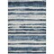 Homeroots 8' X 10' Denim Blue And Gray Striped Washable Indoor Outdoor Area Rug 605900 - alternate 8