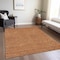 Homeroots 9' X 12' Brown Gray And Gold Polka Dot Washable Indoor Outdoor Area Rug 599074 - alternate 8