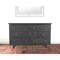 Homeroots 60" Gray Wash Solid Wood Seven Drawer Triple Dresser 489215 - alternate 3