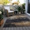 Homeroots 9' X 12' Charcoal Tan And Beige Abstract Washable Indoor Outdoor Area Rug 606096 - alternate 7
