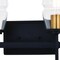 Vaxcel Warren 4 Light Black and Brass Mid Century Modern Bathroom Vanity Wall Fixture Clear Glass W0394 - alternate 7