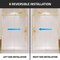 Anzzi Stellar 57 to 60 in. x 76 in. Sliding Frameless Shower Door in Brushed Gold with Tempered Glass SD-FRLS05902BG - alternate 7