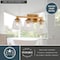 Vaxcel Wallingford 3 Light Modern Gold Transitional Bathroom Vanity Fixture Clear Glass W0494 - alternate 8