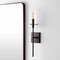 Jonathan Y Cato 4.5" 1-Light Bohemian Farmhouse Iron/Glass LED Vanity, Oil Rubbed Bronze/Clear JYL7805A - alternate 6
