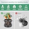 Ipower InfiniPower 5 Gallon Plant Grow Bags, 400G Thick Nonwoven Fabric Pots, 5PK GLGROWBAG5X5GRY - alternate 6