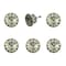 Homeroots Set of Six Black And White Clock Face Ceramic Drawer Pull Knobs, 6PK 635802 - alternate 4