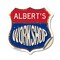 Signmission Albert's Workshop, 18 Inch X 18 Inch, Vinyl Decal SHI-D-18-489-ALBERT - alternate 1