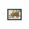 Homeroots Hanging Sloth II 1 Black Framed Print Wall Art 415217 - alternate 2