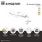 Kingston Brass 48" x 1-1/4" O.D. Brass ADA Grab Bar, Brushed Brass DR214487 - alternate 3